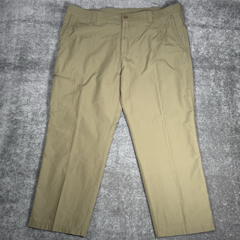 Columbia Pants Mens 44x30 Brown Twisted Cliff Trail Hiking Camping Cargo Ripstop